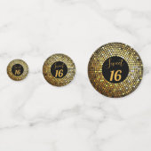 Elegant Royal Disco-ontwerp Confetti (Voorkanten)