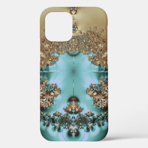 Elegant Royal Gold en Aqua Hoesje-Mate iPhone Case