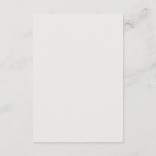 Elegant Royal Ivory & Black QR Code Wedding RSVP  Informatiekaartje (Achterkant)