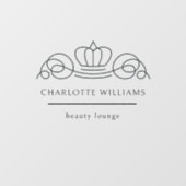 Elegant, Royal Logo, Elegant, Royal Logo, Raamsticker (Vel)