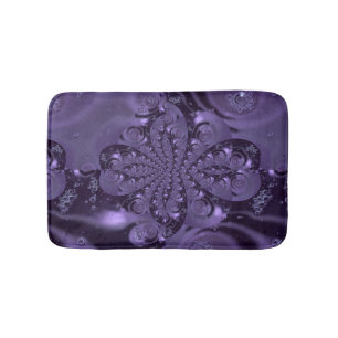 Elegant Royal Paars Liquid Sparkle Badmat