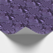 Elegant Royal Paars Liquid Sparkle Cadeaupapier (Hoek)