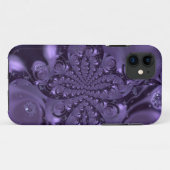 Elegant Royal Paars Liquid Sparkle Case-Mate iPhone Case (Achterkant (horizontaal))