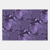 Elegant Royal Paars Liquid Sparkle Inpakpapier Vel (Voorkant 3)