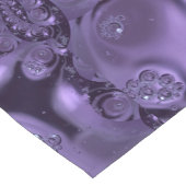 Elegant Royal Paars Liquid Sparkle Korte Tafelloper (Hoek)