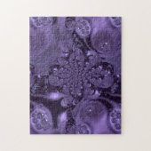 Elegant Royal Paars Liquid Sparkle Legpuzzel (Verticaal)