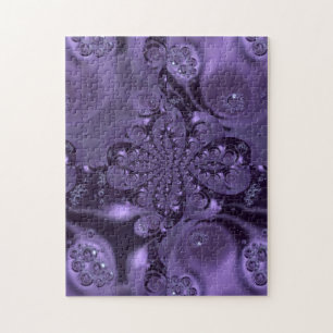 Elegant Royal Paars Liquid Sparkle Legpuzzel