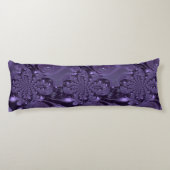 Elegant Royal Paars Liquid Sparkle Lichaamskussen (Achterkant)