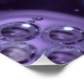 Elegant Royal Paars Liquid Sparkle Perfect Poster (Hoek)