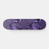 Elegant Royal Paars Liquid Sparkle Persoonlijk Skateboard (Horizontaal)