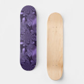Elegant Royal Paars Liquid Sparkle Persoonlijk Skateboard (Voorkant)