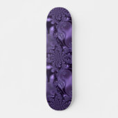 Elegant Royal Paars Liquid Sparkle Persoonlijk Skateboard (Voorkant)