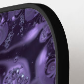 Elegant Royal Paars Liquid Sparkle Pickleball Paddle (Links Detail)