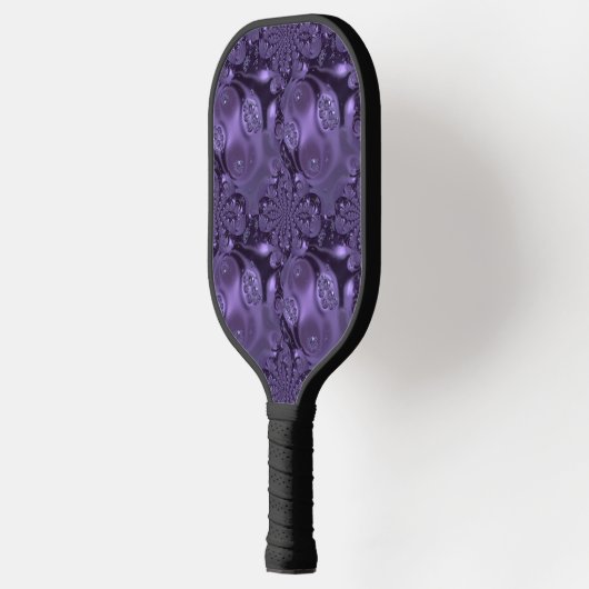 Elegant Royal Paars Liquid Sparkle Pickleball Paddle (Links)