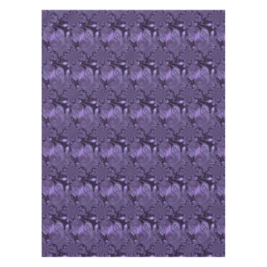 Elegant Royal Paars Liquid Sparkle Tafelkleed (Voorkant)