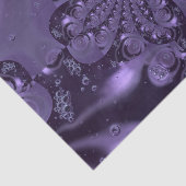 Elegant Royal Paars Liquid Sparkle Tissuepapier (Detail)