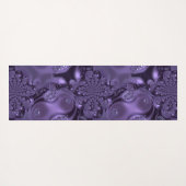 Elegant Royal Paars Liquid Sparkle Yogamat (Achterkant (horizontaal))