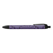 Elegant Royal Paars Liquid Sparkle Zwarte Inkt Pen (Bovenkant)