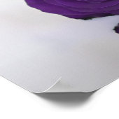 Elegant Royal Paars Roos 20 Table Seating Chart Poster (Hoek)