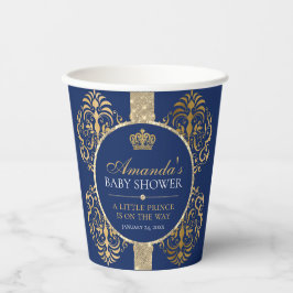 Elegant Royal Prince Baby shower Papieren Bekers