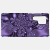 Elegant Royal Purple Liquid Sparkle Samsung Galaxy Hoesje (Achterkant horizontaal)