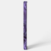 Elegant Royal Purple Liquid Sparkle Samsung Galaxy Hoesje (Linkerkant)