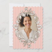 Elegant Roze 30ste verjaardagsfeestje Kaart (Achterkant)