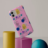Elegant roze Abstract  Florence patroon Case-Mate iPhone Case