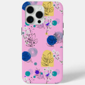 Elegant roze Abstract  Florence patroon Case-Mate iPhone Case (Achterkant)