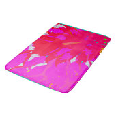 Elegant Roze Abstract Patroon Badmat (Gekanteld)