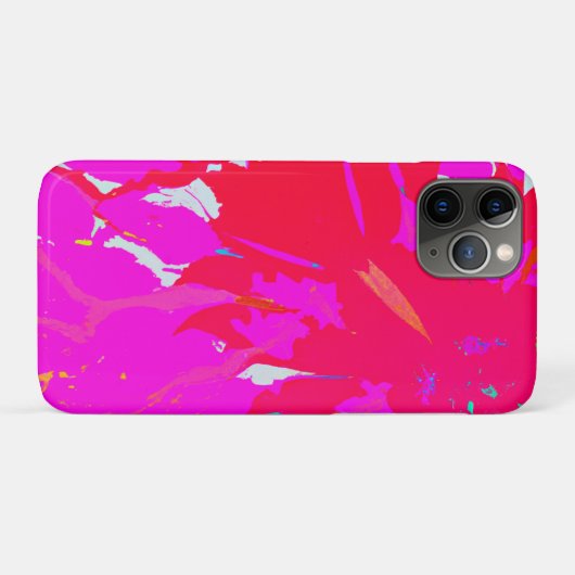 Elegant Roze Abstract Patroon Case-Mate iPhone Case (Achterkant (horizontaal))