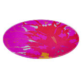 Elegant Roze Abstract Patroon Snijplank (Hoek)