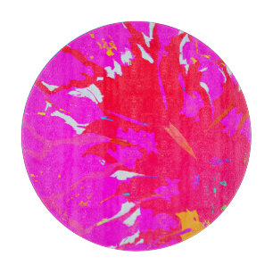 Elegant Roze Abstract Patroon Snijplank