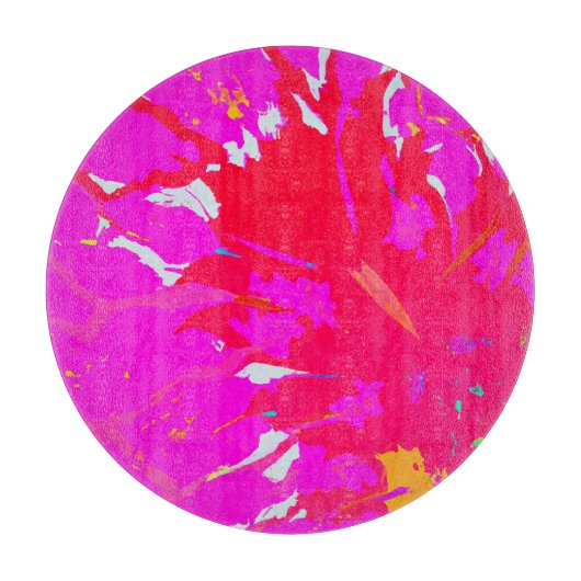 Elegant Roze Abstract Patroon Snijplank (Voorkant)