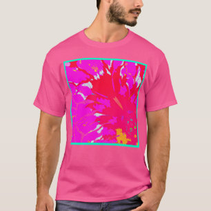 Elegant Roze Abstract Patroon T-shirt