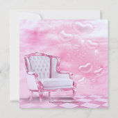 Elegant roze Afro-Amerikaans Baby shower Kaart (Achterkant)