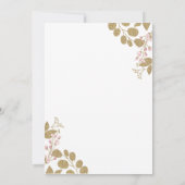 Elegant roze Afstuderen, van 2022 Kaart (Achterkant)