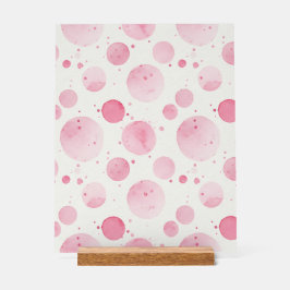 Elegant roze aquarel acryl bord