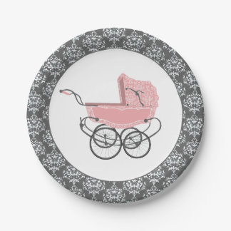 Elegant roze Baby Baby shower Bord