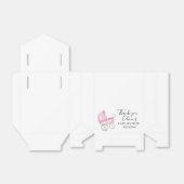 Elegant Roze Baby Carriage baby shower Bedankdoosjes (Uitgevouwen)
