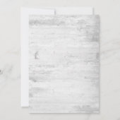 Elegant roze Baby shower Bedankkaart (Achterkant)