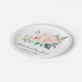 Elegant roze Baby shower Bord (Gekanteld)