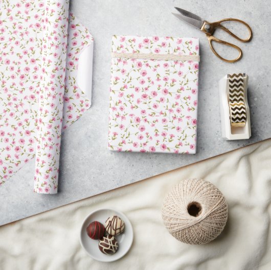 Elegant roze Baby shower Cadeaupapier (Crafts)