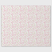 Elegant roze Baby shower Cadeaupapier (Vlak)