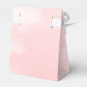 Elegant roze Baby shower dank u Bedankdoosjes (Achterkant)