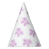 Elegant Roze Ballet Birthday Pointe Shoes Feesthoedjes (Rechts)