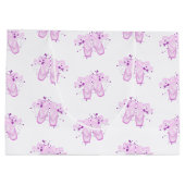 Elegant Roze Ballet Birthday Pointe Shoes Groot Cadeauzakje (Achterkant)