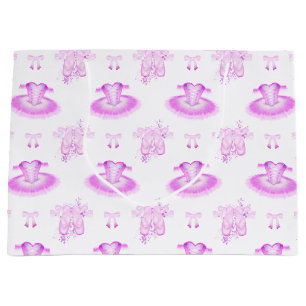 Elegant Roze Ballet Birthday Tutu & Pointe Shoes Groot Cadeauzakje