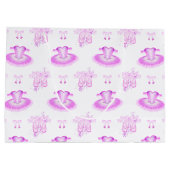 Elegant Roze Ballet Birthday Tutu & Pointe Shoes Groot Cadeauzakje (Achterkant)