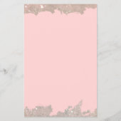 Elegant Roze Beauty Salon Price List Flyer (Achterkant)